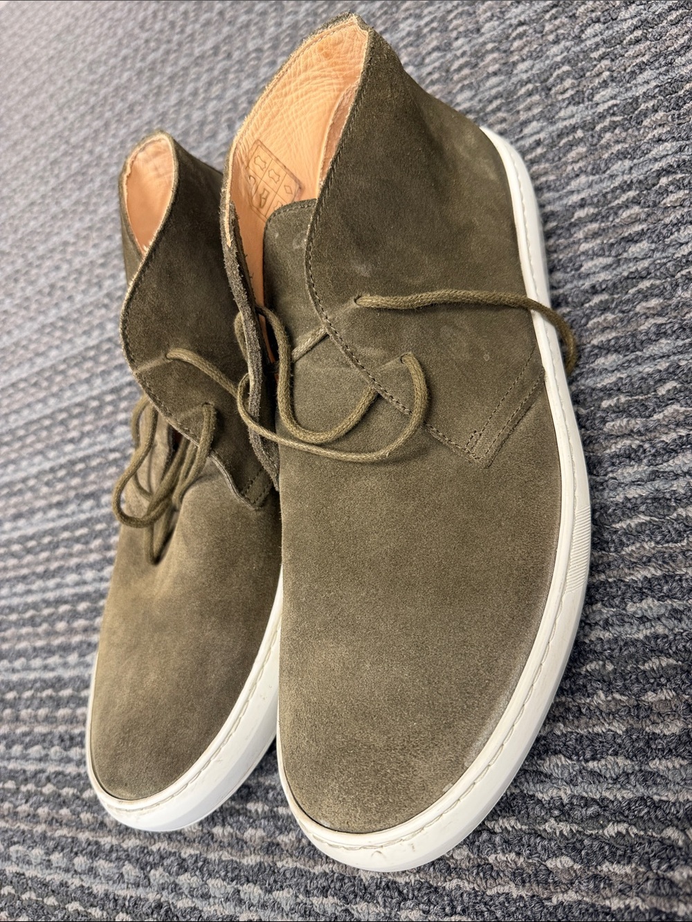 Men's Astorflex Chukka Boots - Casual Lace-Up Size 12 Forest Green